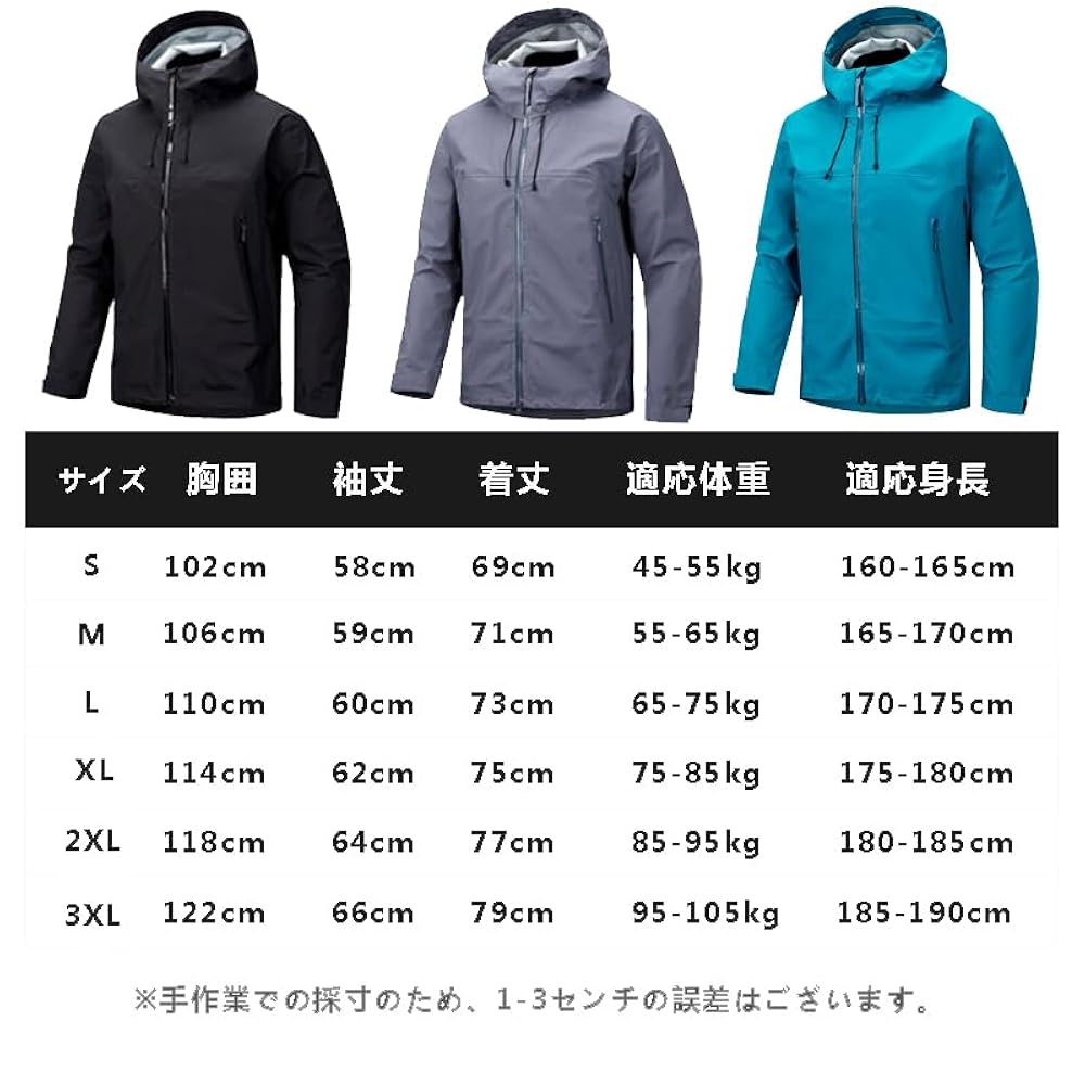 ゴアテックスGORE-TEX レインジャケット 防水 U-Betto Amazon.co.jp: [U-Betto] ゴアテックス レインウェア メンズ